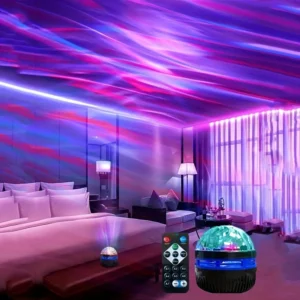 USB Galaxy Projector Aurora 5V Night Light 360°