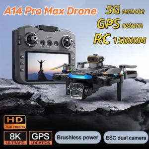 A14Pro Max Drone 8K HD Three Camera GPS
