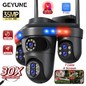 GEYUNE 35MP Four Screens WiFi Security