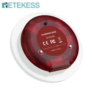 RETEKESS 1Pcs T119 Restaurant Pager Charging Base Wireless Calling Queuing System for Coffee Food Trucks Bars Churches Clinics